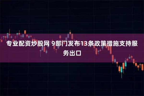 专业配资炒股网 9部门发布13条政策措施支持服务出口